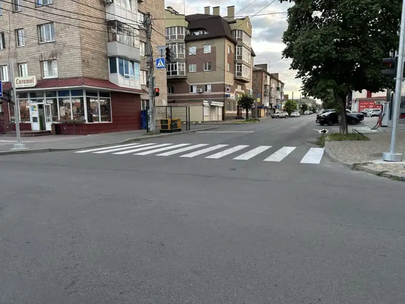 В Уманській громаді оновили 41 км дорожньої розмітки для підвищення безпеки