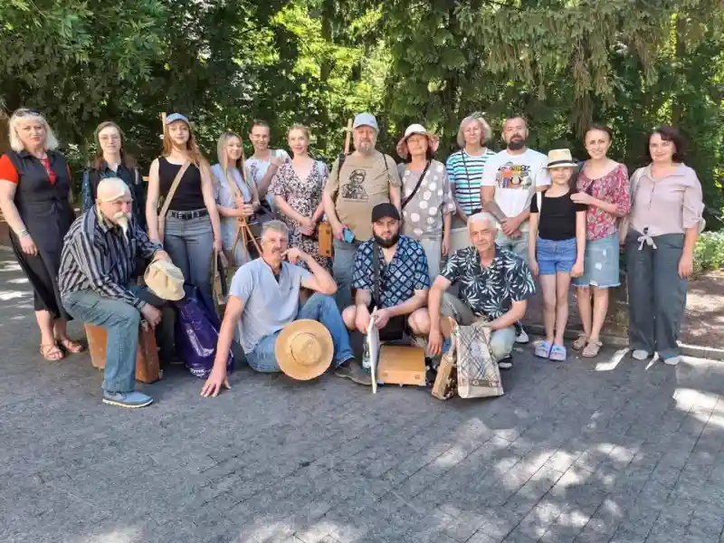 Пленер як діалог із природою: у Софіївці знову творили просто неба