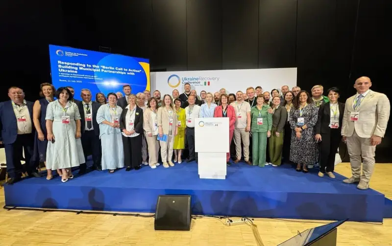 Умань зміцнює позиції на міжнародній арені: очільниця міста презентувала бачення розвитку на URC2025 у Римі