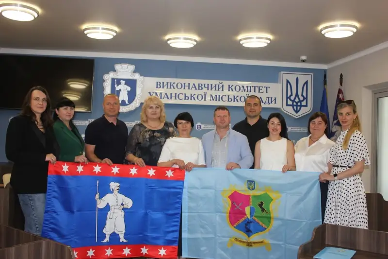Умань і Кушугум уклали Меморандум про співпрацю: партнерство, що народжується під час війни